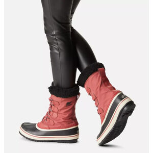 Sorel Women's 10.5 Rose Dust/Black Winter Carnival Waterproof Snow Boots BR1-19
